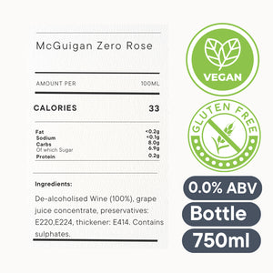 McGuigan Zero Rose 0.0% Alcohol Free Wine 750ml