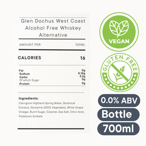 Glen Dochus - West Coast Blend, 100% Alcohol-Free Whisky Alternative, 700ml