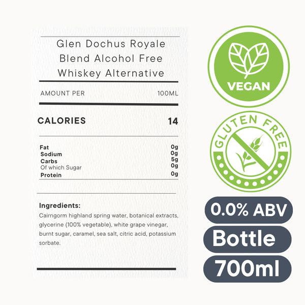 Glen Dochus Royale Blend – Premium Alcohol-Free Spirit with Rich Whisky Flavours