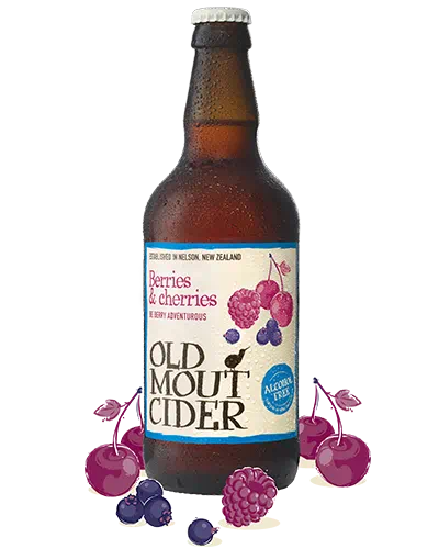 Old Mout Berries & Cherries Alcohol-Free Cider – Fruity Non-Alcoholic Refreshment