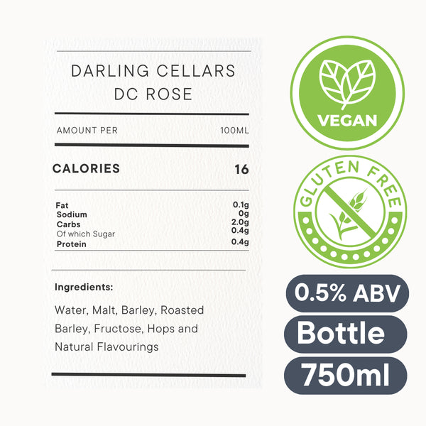 Darling Cellars - Dealcoholised DC Rose wine