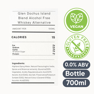 Glen Dochus - Island Blend, 100% Alcohol-Free Whisky Alternative, 700ml