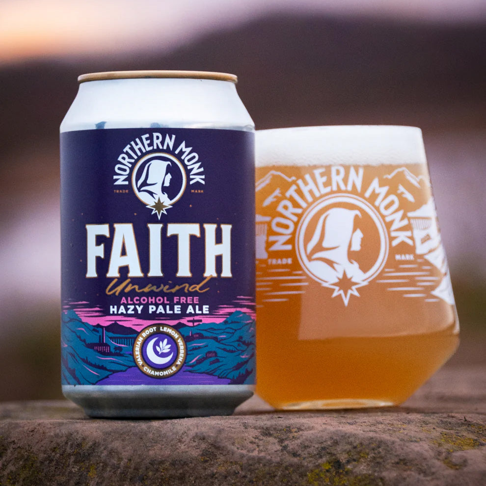 Northern Monk Faith Unwind - Alcohol Free Hazy Pale Ale