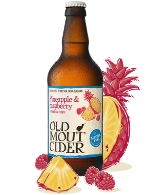 Old Mout Pineapple & Raspberry - Alcohol-Free Cider