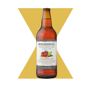 Rekorderlig - Strawberry &amp; Lime Alcohol free cider, 0% 500ml