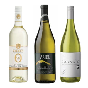 The Alcohol-Free White Mixed Wine Styles Trio