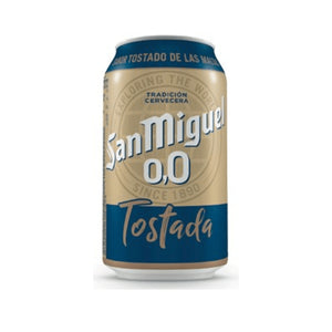 San Miguel 0.0 Tostada Alcohol Free Beer, 330ml