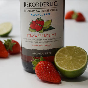 Rekorderlig - Strawberry &amp; Lime Alcohol free cider, 0% 500ml