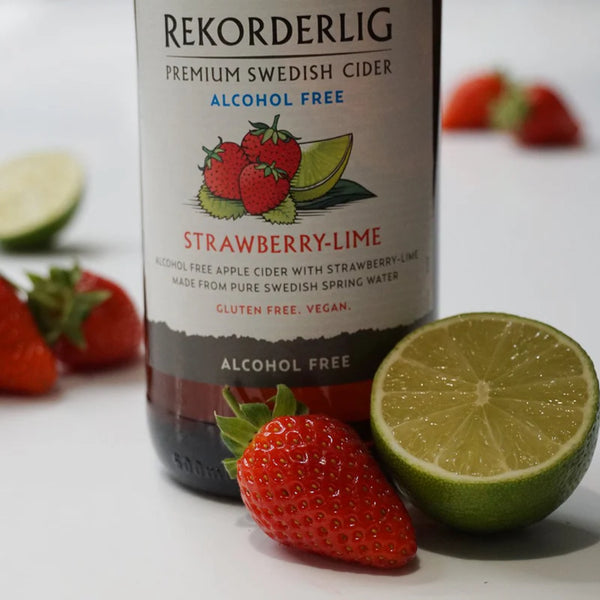 Rekorderlig - Strawberry &amp; Lime Alcohol free cider, 0% 500ml