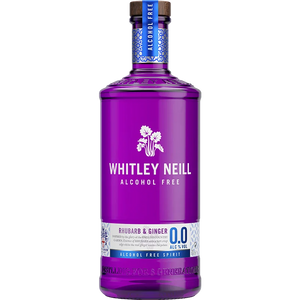 Whitley Neill Rhubarb &amp; Ginger Alcohol Free Spirit 70cl