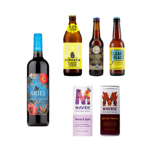 Alcohol-Free Co Introduction Box - Mixed Non Alcoholic Beer, Wine & Cocktails