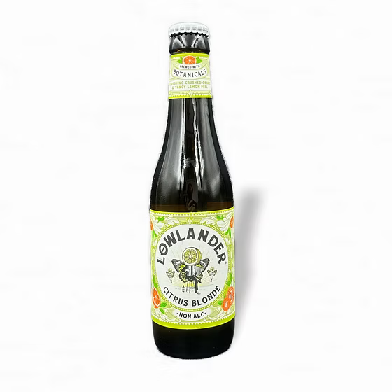 Lowlander Citrus Blonde – Non Alcoholic Blonde Beer