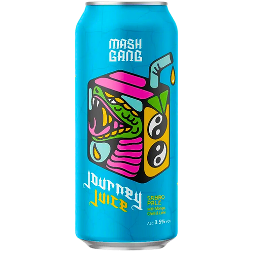 Mash Gang Journey Juice 0.5% - Alcohol-Free Pale Ale