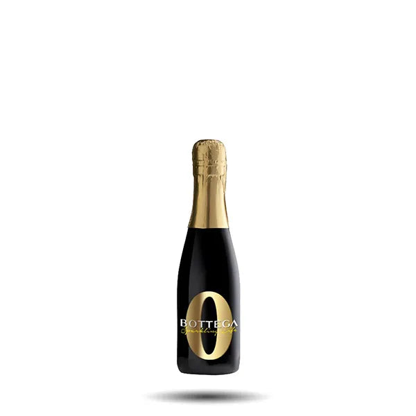 Bottega 0 White 0.0% Alcohol Free Sparkling White – Elegant Non Alcoholic Bubbles - 200ml