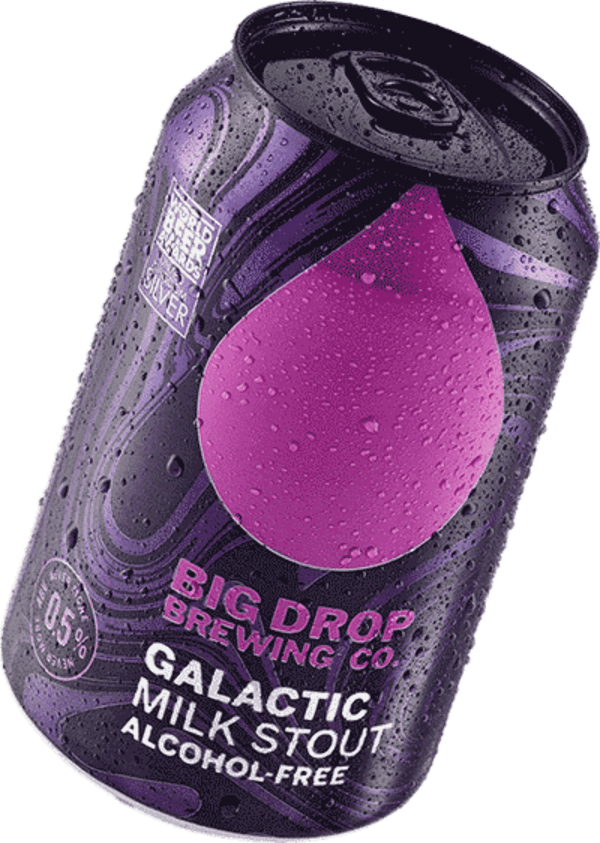 Big Drop - GALACTIC MILK STOUT 330ml, alcohol free beer